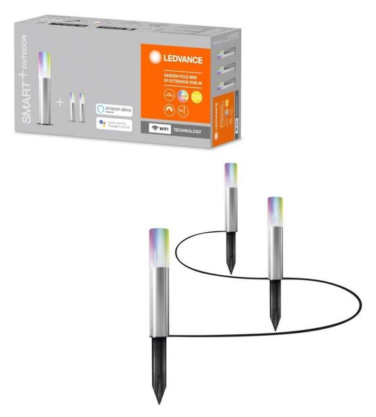 Ledvance - Dodatni SET 3x LED RGBW Zunanja svetilka SMART 3xLED/1,9W/230V IP44 Wi-Fi