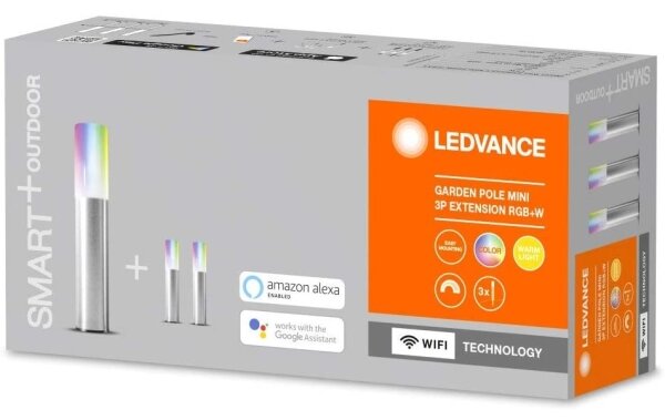 Ledvance - Dodatni SET 3x LED RGBW Zunanja svetilka SMART 3xLED/1,9W/230V IP44 Wi-Fi