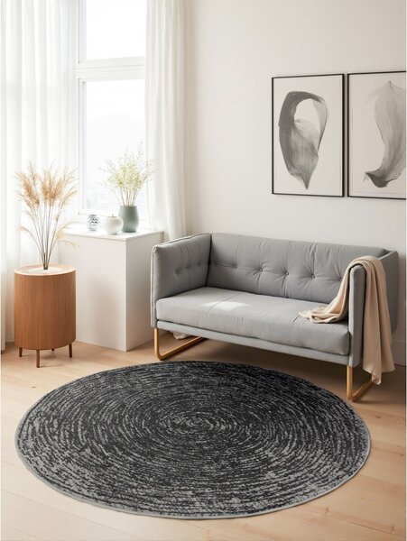 Siva okrogla preproga ø 120 cm Gloria Cavallo – Hanse Home