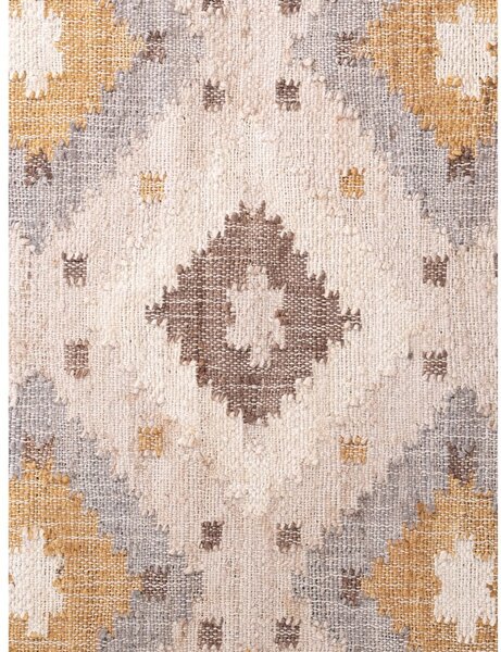 Kremno bela ročno tkana preproga iz jute 120x170 cm Roya Imani – Elle Decoration