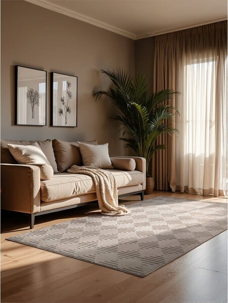 Bež preproga 120x170 cm Perles Tourmaline – Elle Decoration