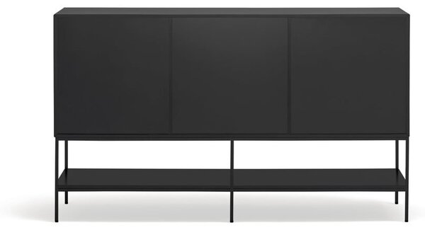 Črna komoda 166x98x45 cm Platt – Teulat