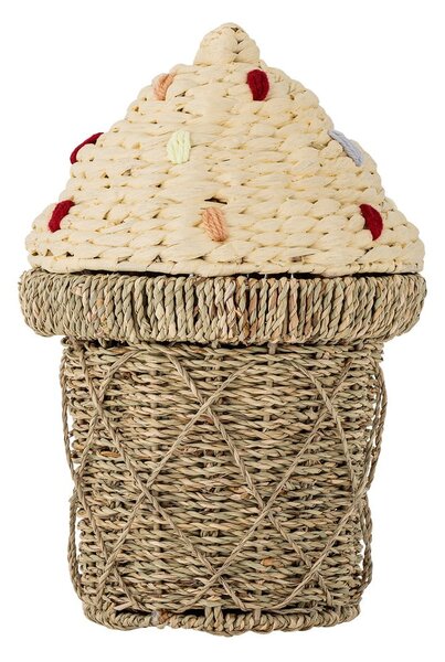 Otroška škatla za shranjevanje iz morske trave v naravni barvi ø 28x41 cm Cillie – Bloomingville Mini