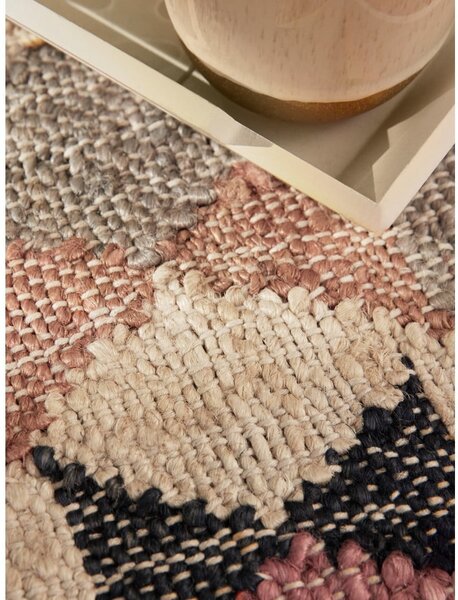 Siva ročno tkana preproga iz jute 80x150 cm Roya Parsa – Elle Decoration