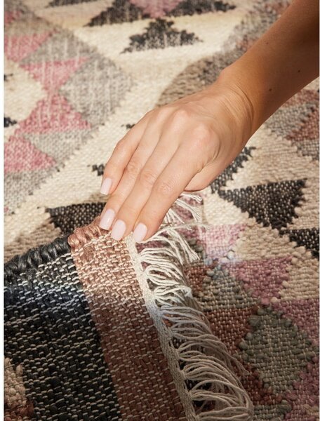 Siva ročno tkana preproga iz jute 80x150 cm Roya Parsa – Elle Decoration