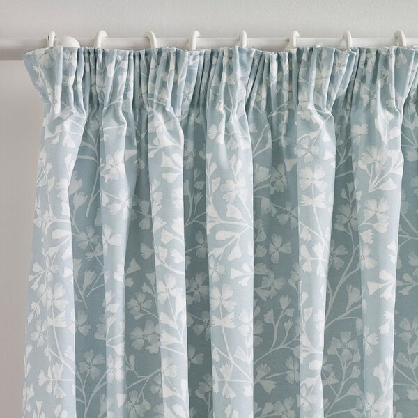 Modre zavese v kompletu 2 ks 168x229 cm Brooke Floral – Catherine Lansfield