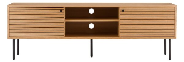 TV omarica v hrastovem dekorju v naravni barvi 40x50x150 cm Kyoto – House Nordic
