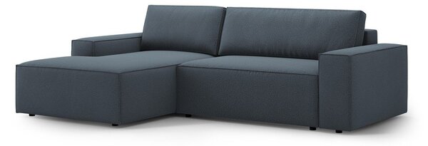 Modra raztegljiva kotna sedežna garnitura (levi kot) Jodie – Micadoni Home