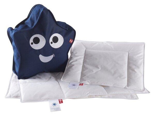 Zimska otroška prešita odeja s polnilom iz perja 67x100 cm Capella Baby – Universe of Sleeping