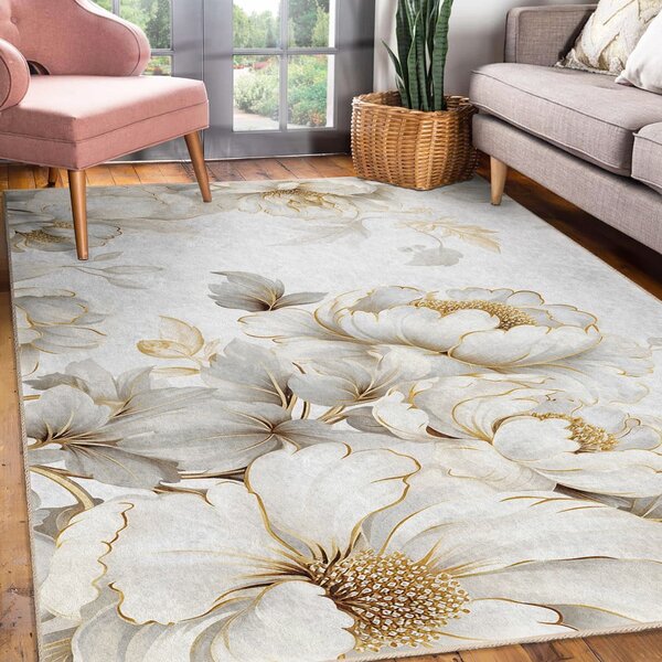 Kremno bel pralen tekač 80x200 cm Soft and Gentle – Mila Home
