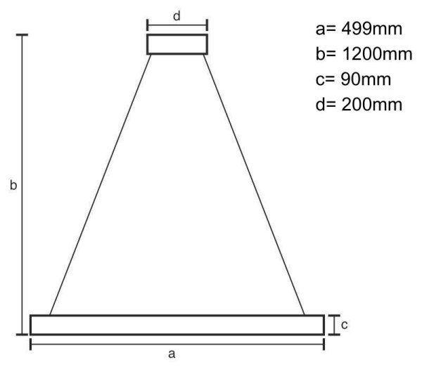 LED Zatemnitveni lestenec na vrvici LED/80W/230V 3000-6500K črna + Daljinski upravljalnik