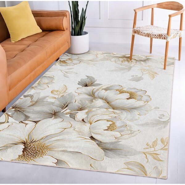 Kremno bel pralen tekač 80x200 cm Soft and Gentle – Mila Home