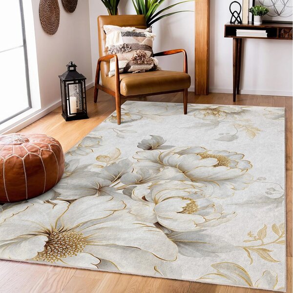 Kremno bel pralen tekač 80x200 cm Soft and Gentle – Mila Home