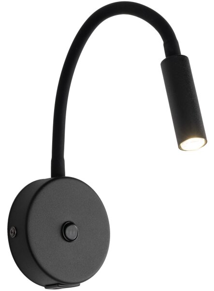 LED Stenska svetilka z USB port LAGOS 1xG9/3W/5V črna