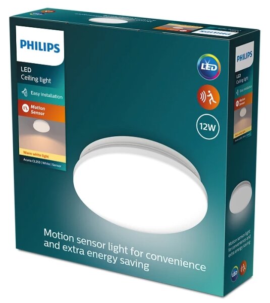 Philips - LED Stropna svetilka s senzorjem ACUNA LED/12W/230V 2700K