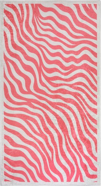 Rožnata pralna preproga 60x100 cm Red Zebra – Vitaus