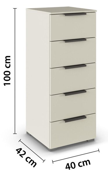 KOMODA, barve šampanjca