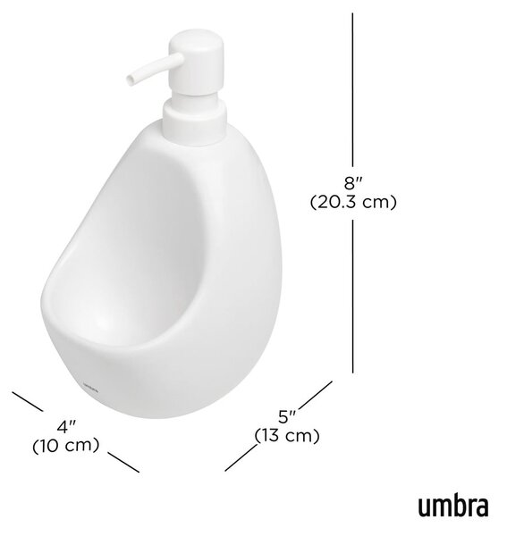 Bel keramičen dozirnik za milo 590 ml Joey – Umbra