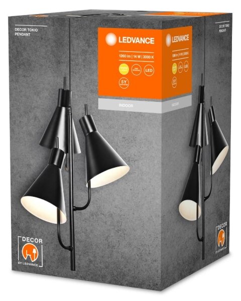 Ledvance - LED Lestenec na vrvici DECOR TOKIO 3xLED/4,6W/230V