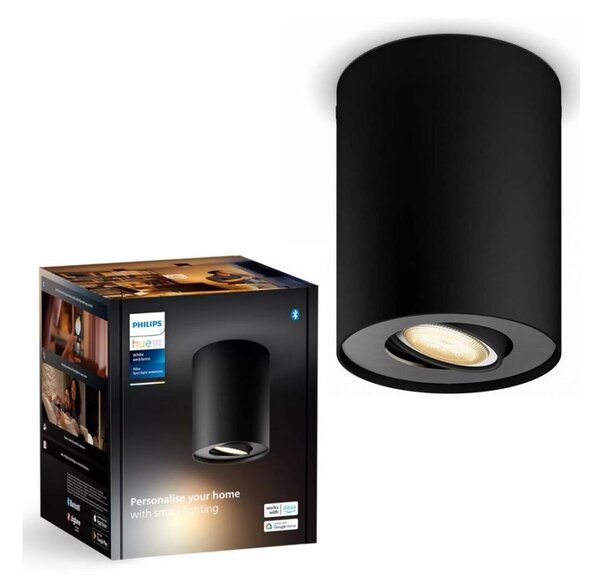 Philips - LED Zatemnitveni reflektor Hue PILLAR 1xGU10/4,2W/230V črna