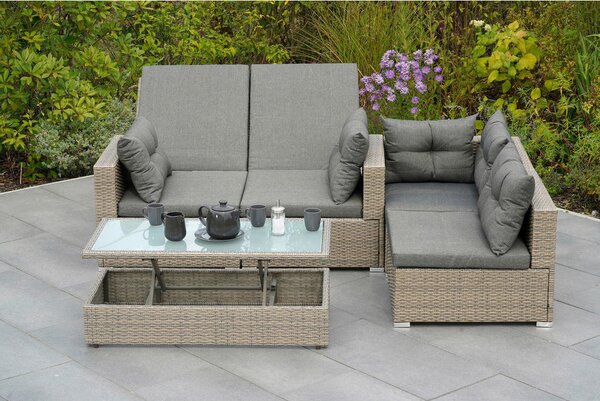 LOUNGE GARNITURA jeklo