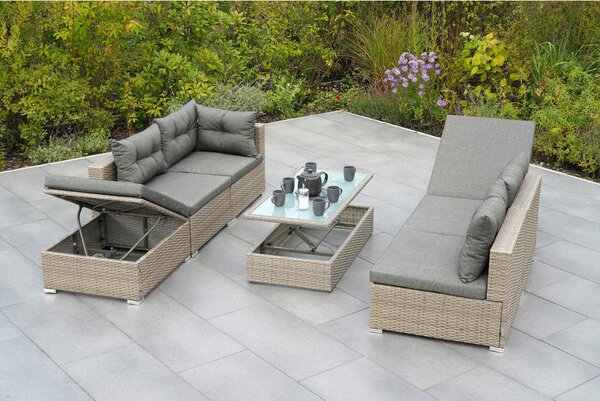 LOUNGE GARNITURA jeklo