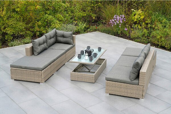 LOUNGE GARNITURA jeklo