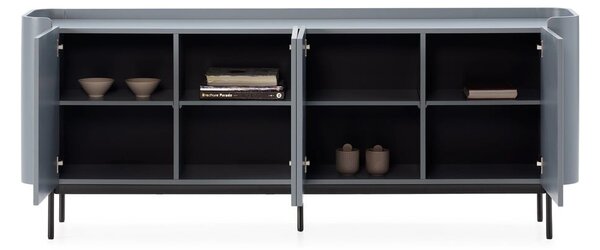 Prašno modra komoda 200x80x40 cm Willa – MOME