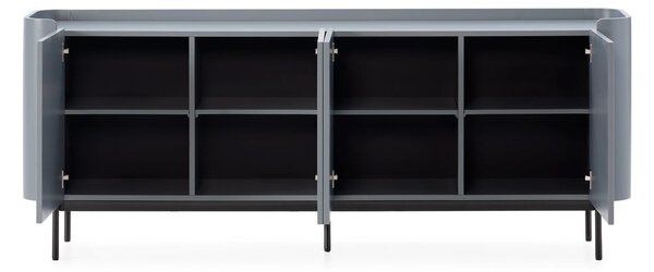 Prašno modra komoda 200x80x40 cm Willa – MOME