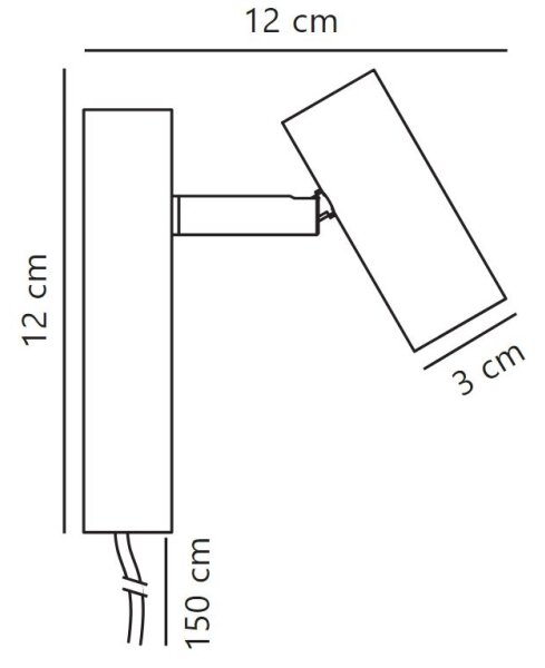 Nordlux - LED Zatemnitveni stenski reflektor OMARI LED/3,2W/230V bela