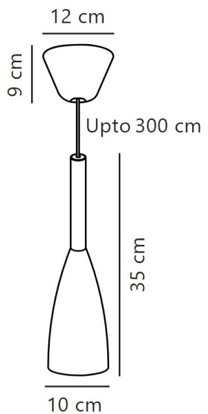 DFTP by Nordlux - Lestenec na vrvici PURE 1xE27/40W/230V