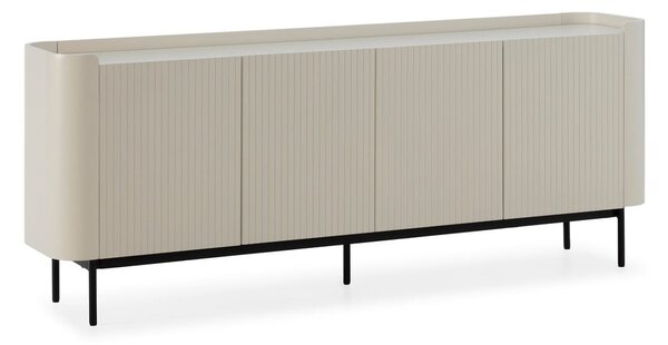 Kremno bela komoda 200x80x40 cm Willa – MOME