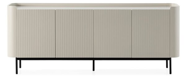 Kremno bela komoda 200x80x40 cm Willa – MOME