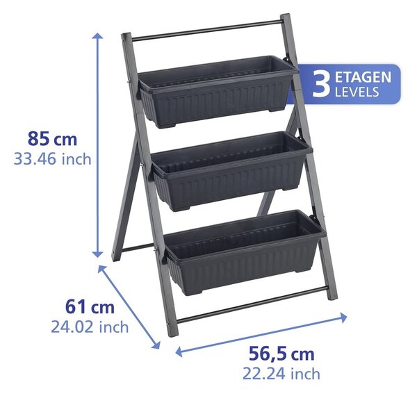 Kovinsko stojalo za cvetlične lonce (višina 85 cm) Vertical – Maximex