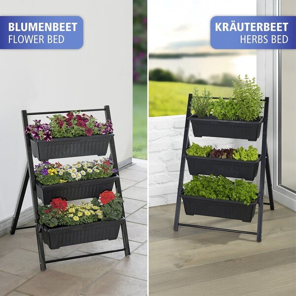 Kovinsko stojalo za cvetlične lonce (višina 85 cm) Vertical – Maximex