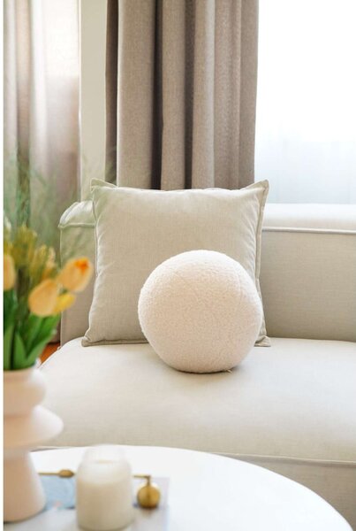 Okrasna blazina iz tkanine bouclé ø 20 cm Top – Mioli Decor
