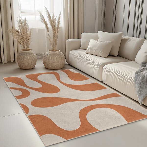 Oranžen pralen tekač 60x230 cm Caramel Latte – Mila Home