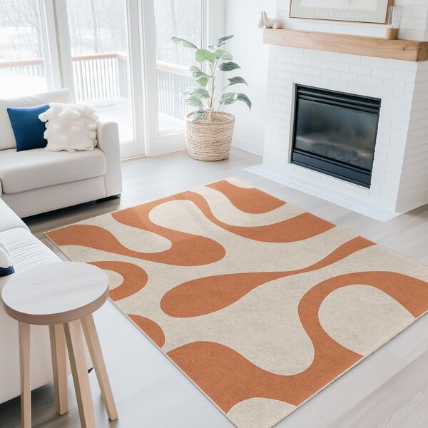 Oranžen pralen tekač 60x230 cm Caramel Latte – Mila Home