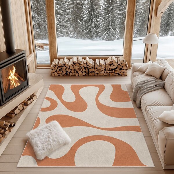 Oranžen pralen tekač 60x230 cm Caramel Latte – Mila Home