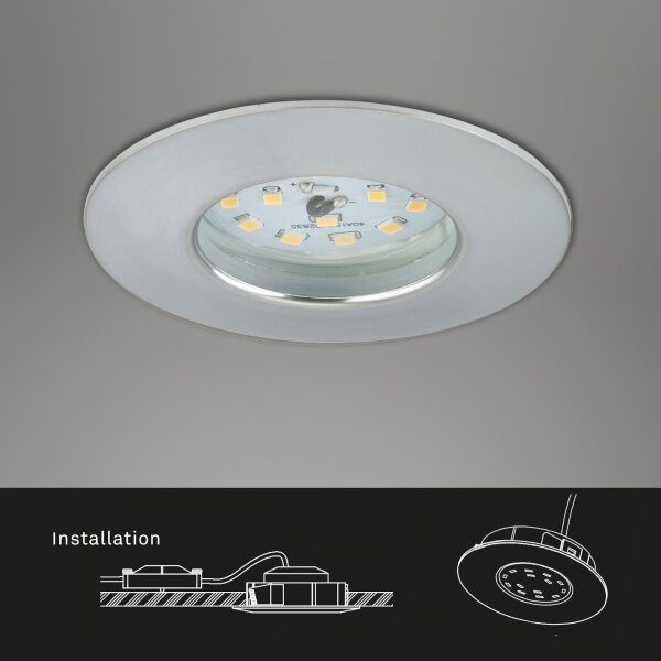 Briloner 7295-019 - LED Zatemnitvena kopalniška svetilka ATTACH LED/6,5W/230V IP44