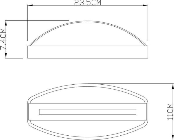 Deko-Light 731093 -LED Zunanja stenska svetilka ERIDANI 13W/230V IP44 antracit