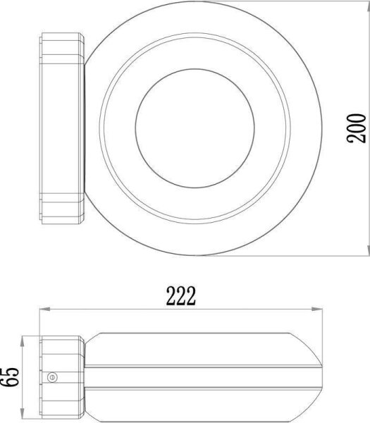 Deko-Light 731081 - LED Zunanja stenska svetilka MUSCAE 13W/230V IP54 antracit