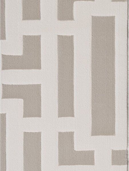 Siv/kremno bel tekač 80x240 cm Perles Onyx – Elle Decoration
