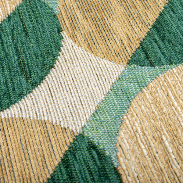 Rumen/zelen tekač 60x230 cm Carlos Circle Geo – Flair Rugs