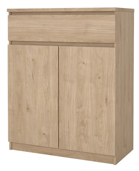 Komoda v hrastovem dekorju 80x100x40 cm Naia – Tvilum