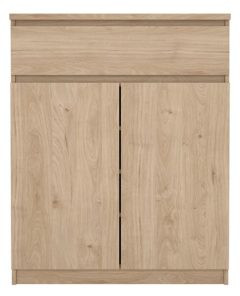 Komoda v hrastovem dekorju 80x100x40 cm Naia – Tvilum