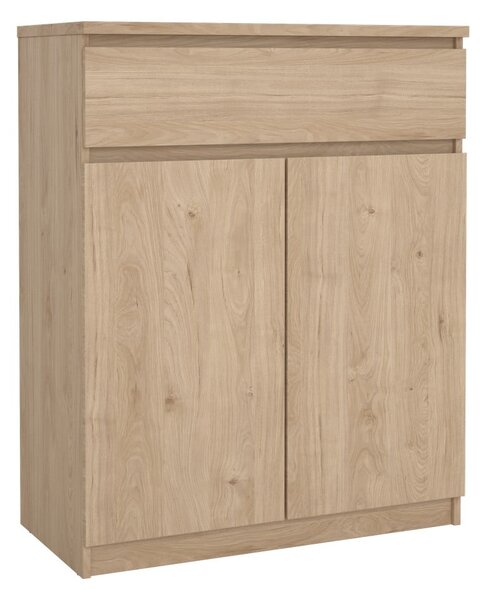 Komoda v hrastovem dekorju 80x100x40 cm Naia – Tvilum