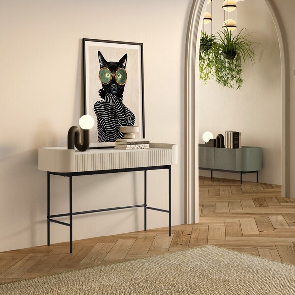 Zelena TV omarica 180x55x40 cm Willa – MOME