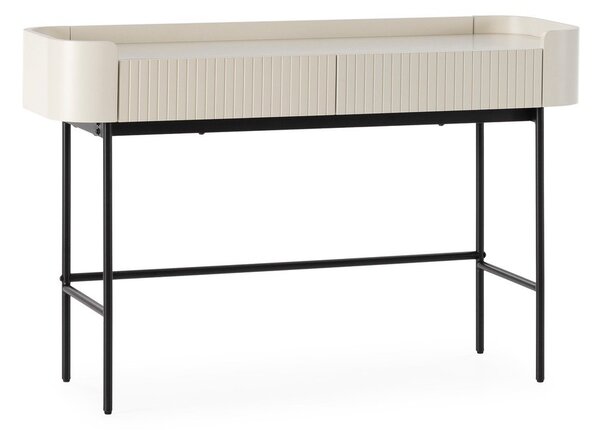 Kremno bela stranska mizica 40x120 cm Willa – MOME