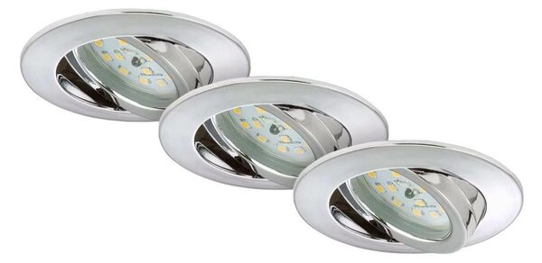 Briloner 7209-038 - SET 3x LED Kopalniška vgradna svetilka LED/5W/230V IP23